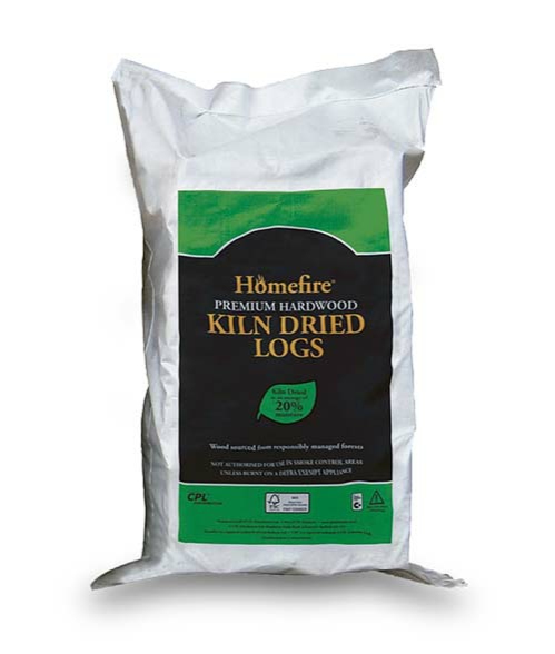 Homefire Kiln Dried Hardwood Logs 0.08m3 Large Bag